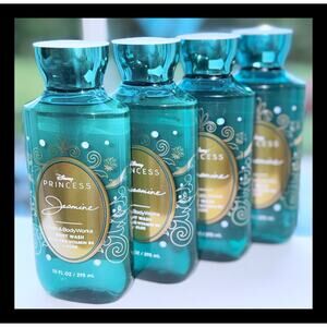 Bath & Body Works DISNEY PRINCESS JASMINE 10oz Shower Gel Body Wash x4